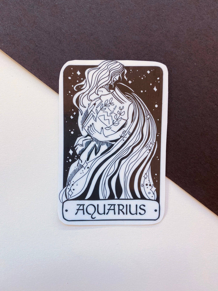 Zodiac Aquarius Sticker