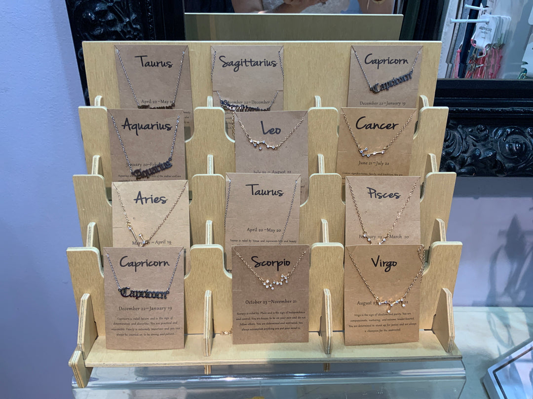 Zodiac Necklaces Silver - Capricorn