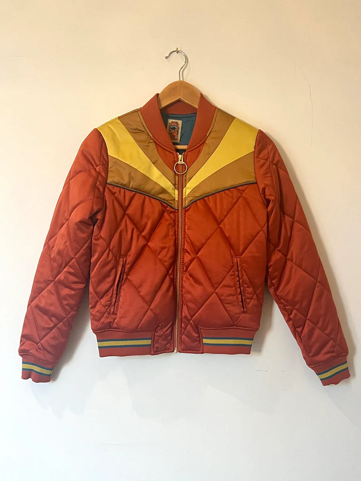 Rust Rising Sun Bomber Jacket