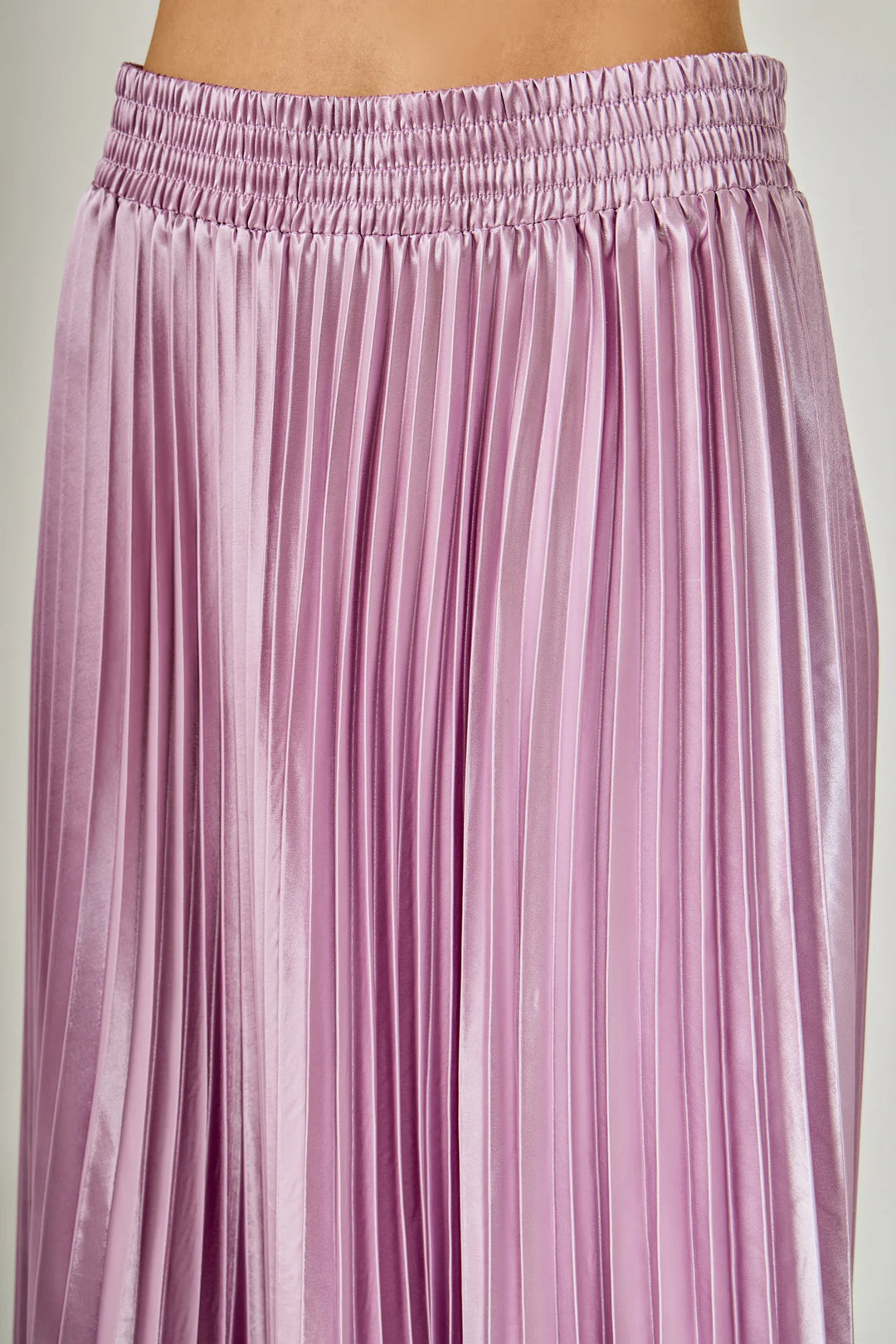 Lilac Sunburst Pleated Skirt