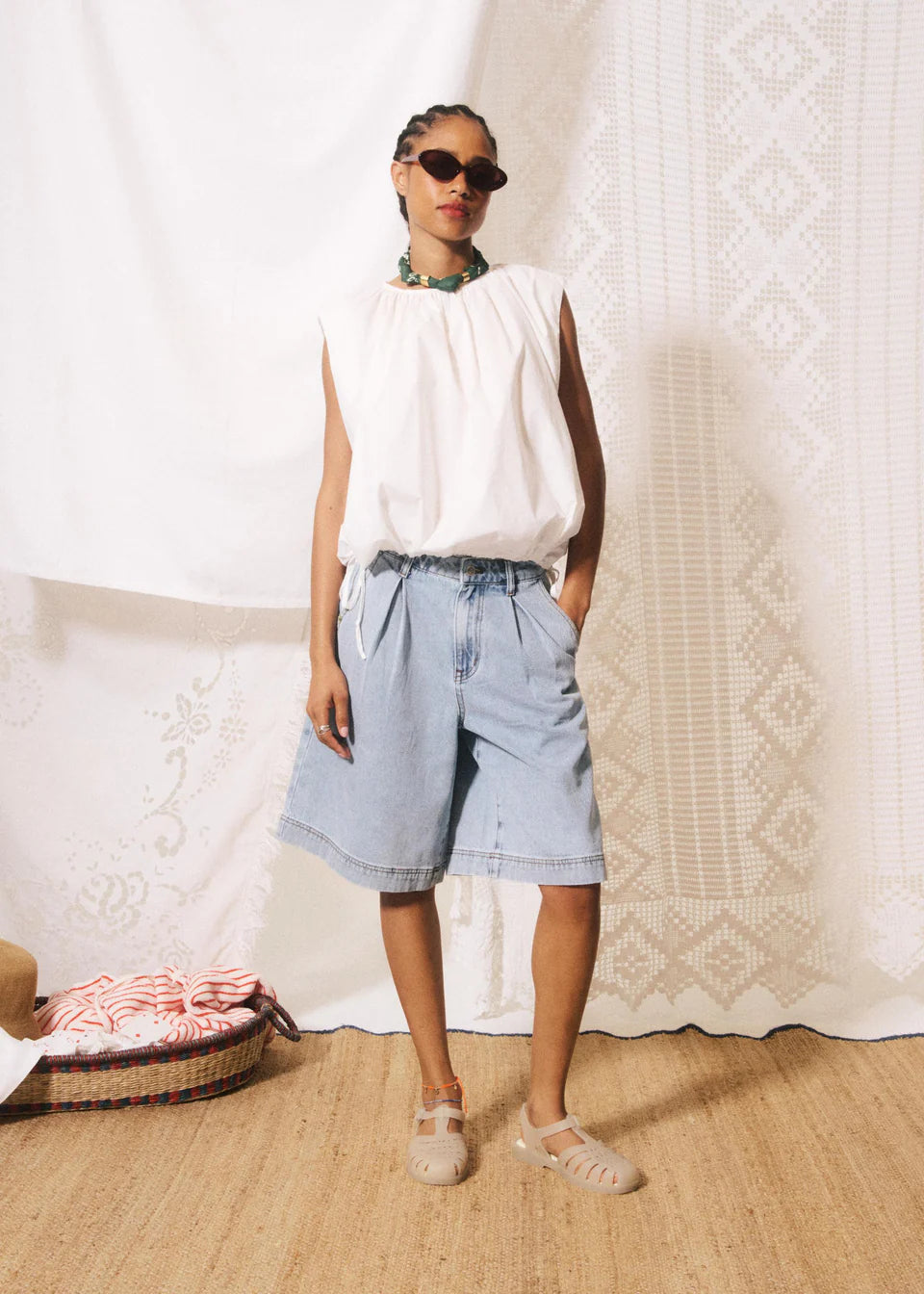 Gaspare Bermuda Denim Shorts