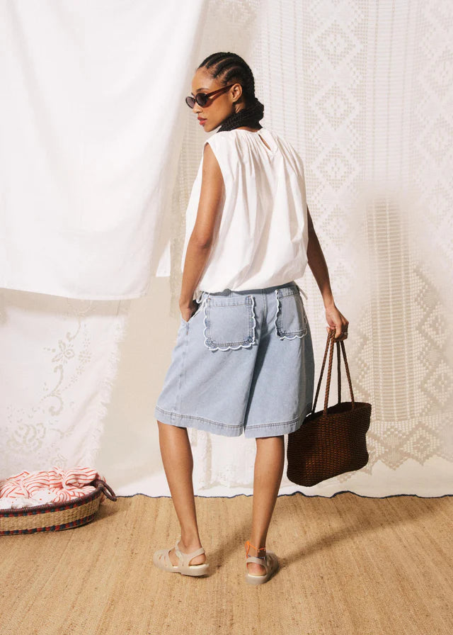 Gaspare Bermuda Denim Shorts