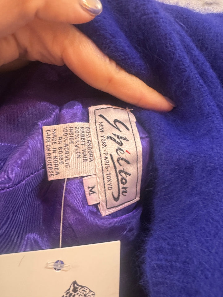 Royal Blue Vintage Sweater Skirt