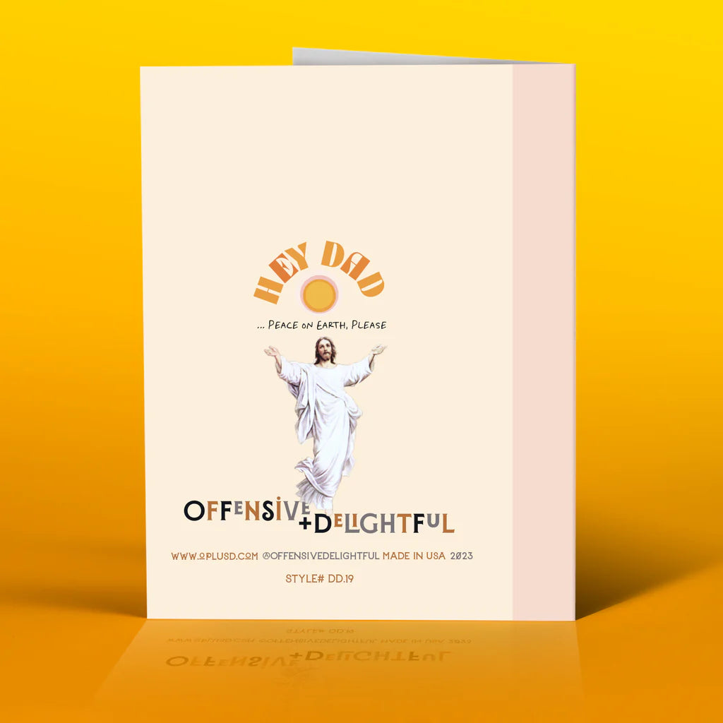 Jesus Dad - Greeting Card