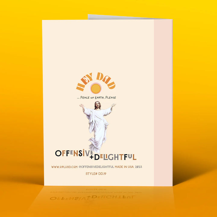 Jesus Dad - Greeting Card