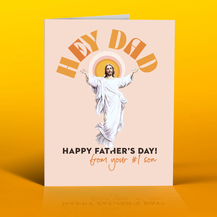 Jesus Dad - Greeting Card