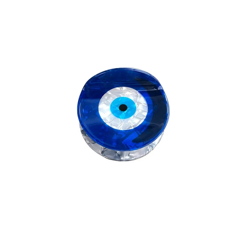 Blue Evil Eye Hair Clip