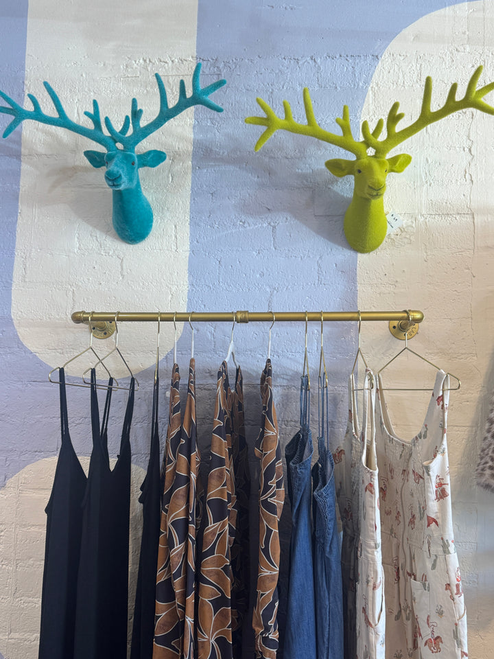 Felt Deer Head Wall Mount