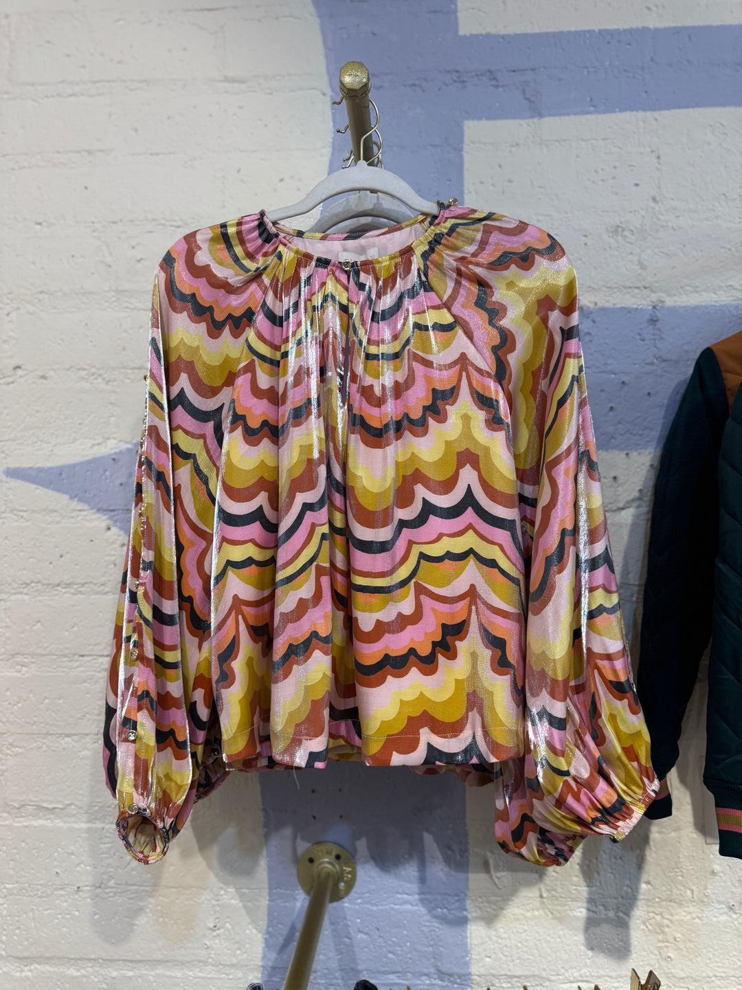 Shimmer Print Top | Ciebon