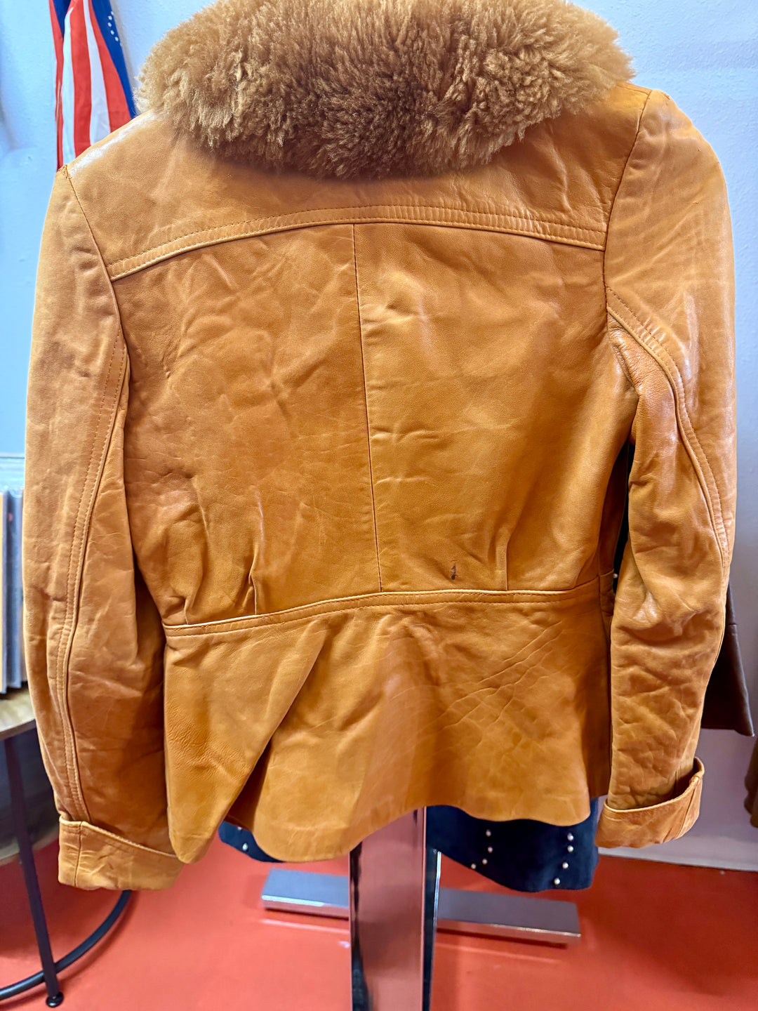 Vintage Wrangler Leather with Fur