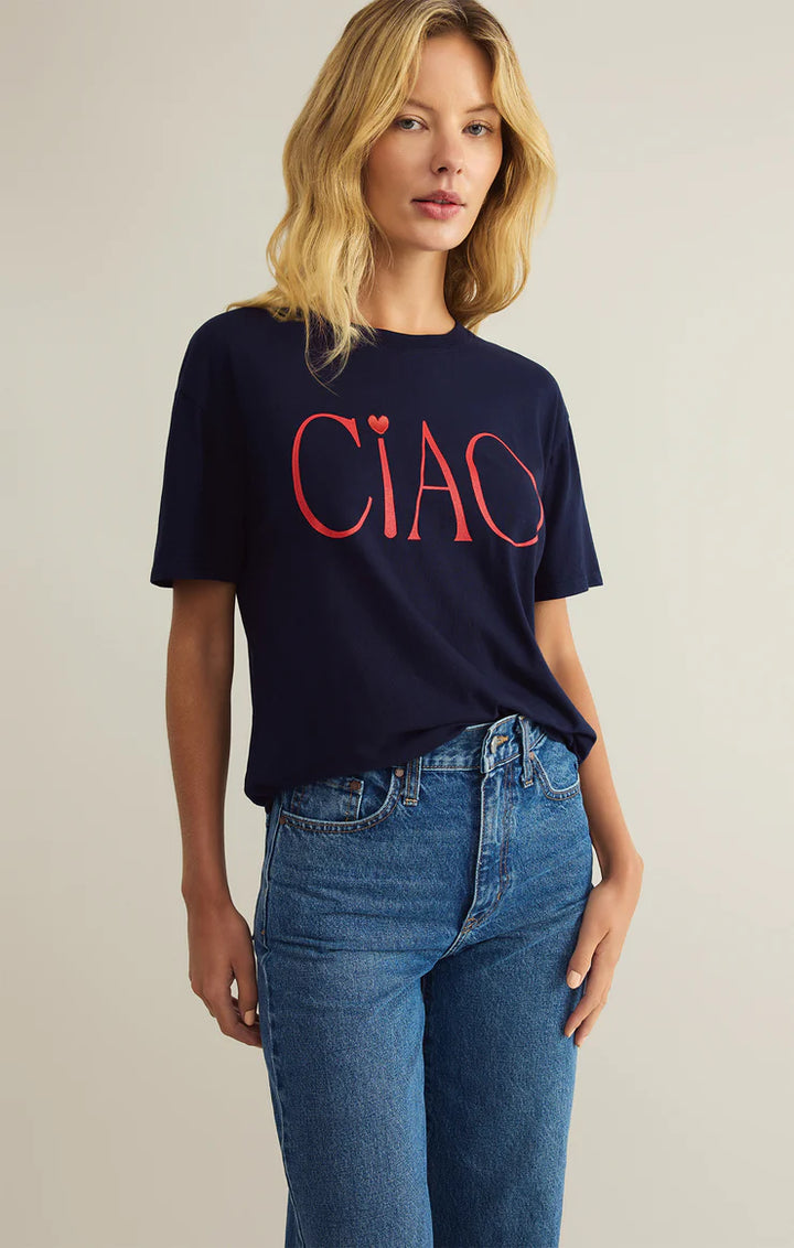 Z Supply Ciao Love Cheeky Tee