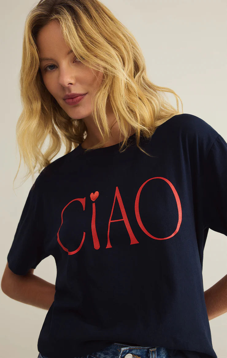 Z Supply Ciao Love Cheeky Tee