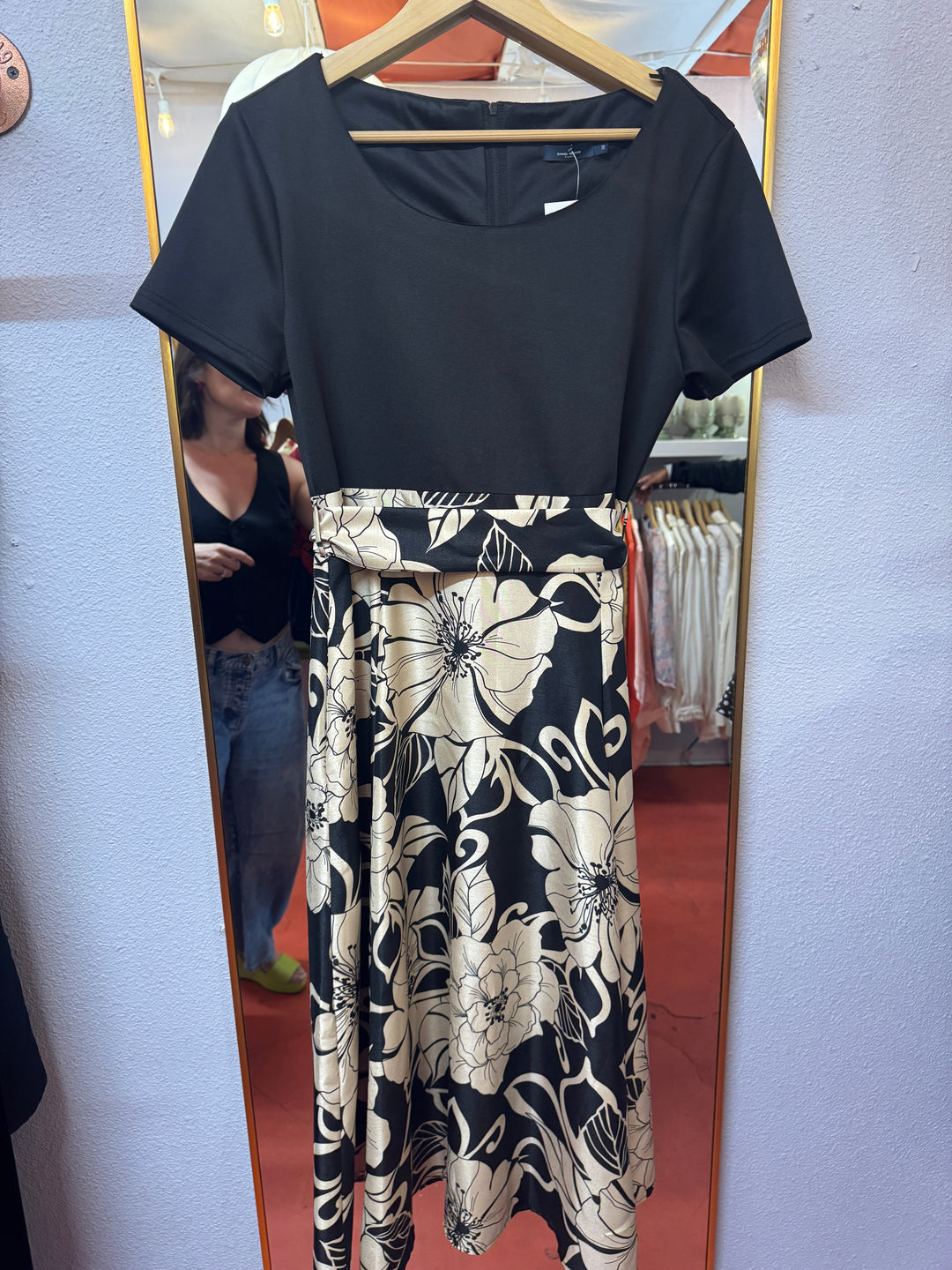 Daniel Hechter Paris – Black & Floral Dress