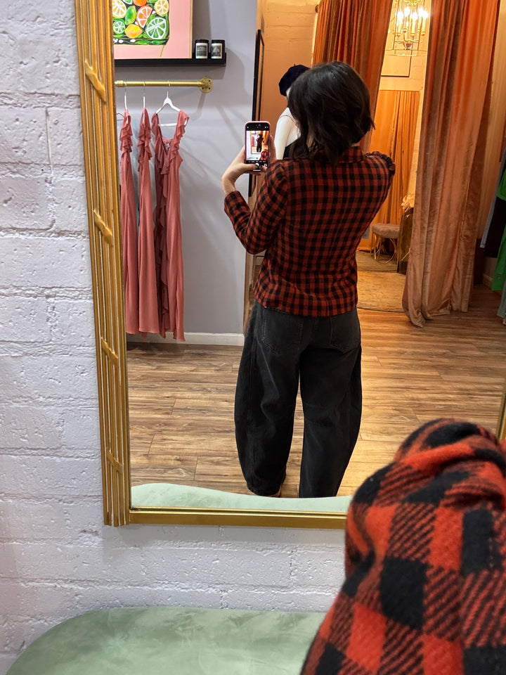 Plaid Wool Jacket