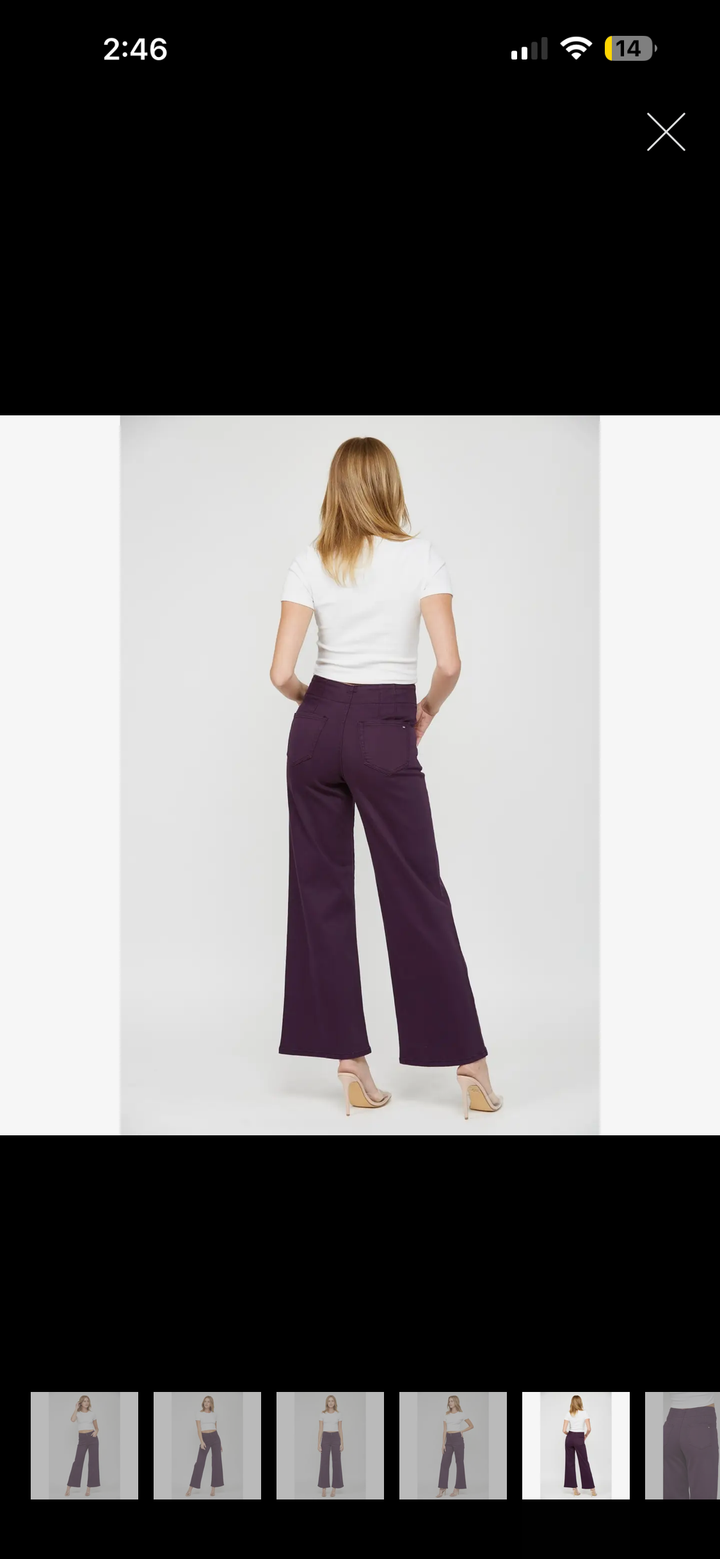 Eggplant Mica Jeans