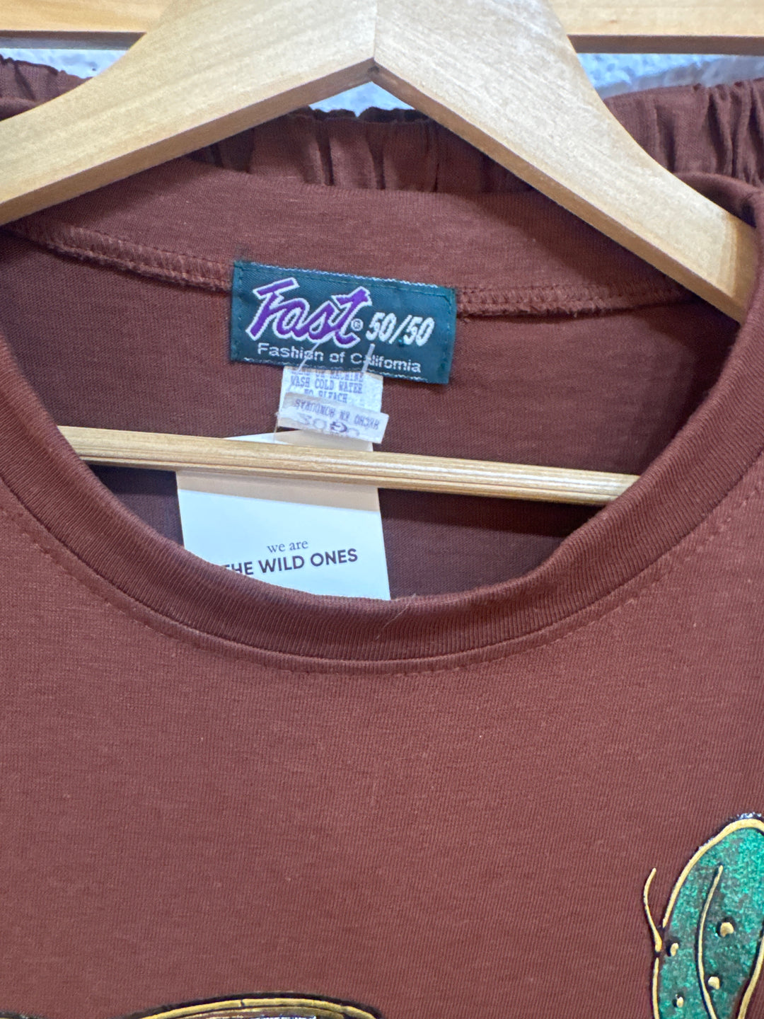 Vintage Western Graphic Two-Piece Set – Cowboy Boots & Guitar