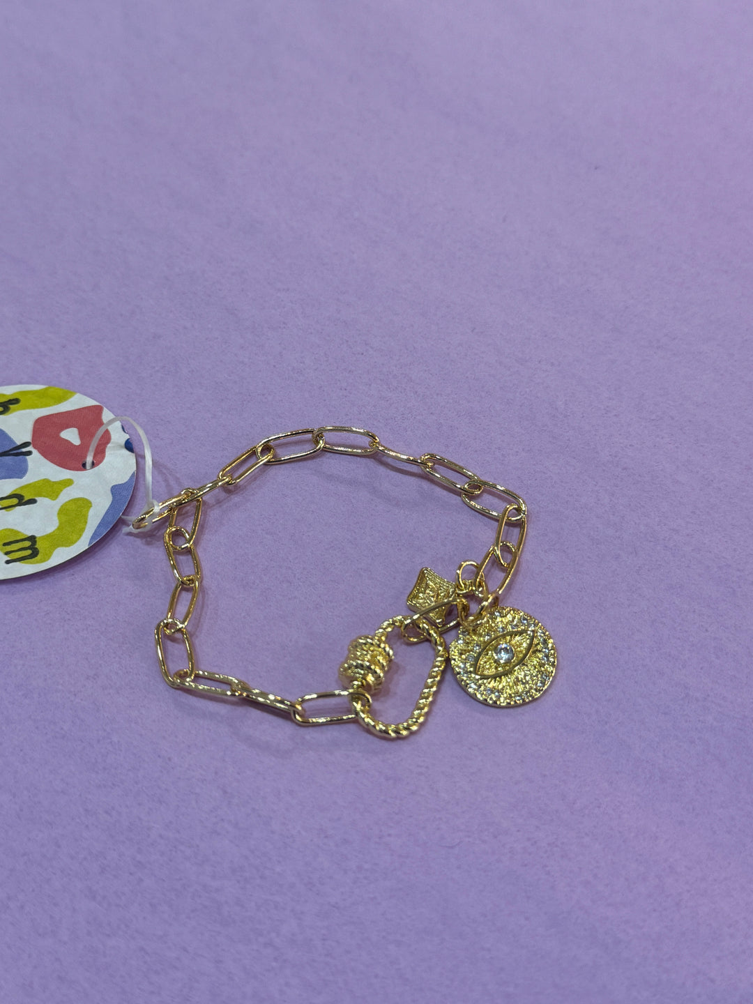 Gold Charm Bracelet