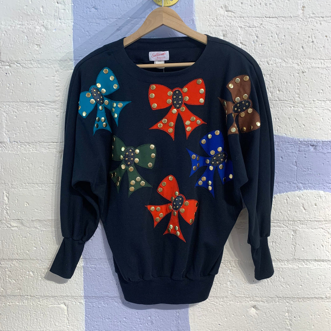 Vintage Bows w/ Gold Embellishments Sweatshirt