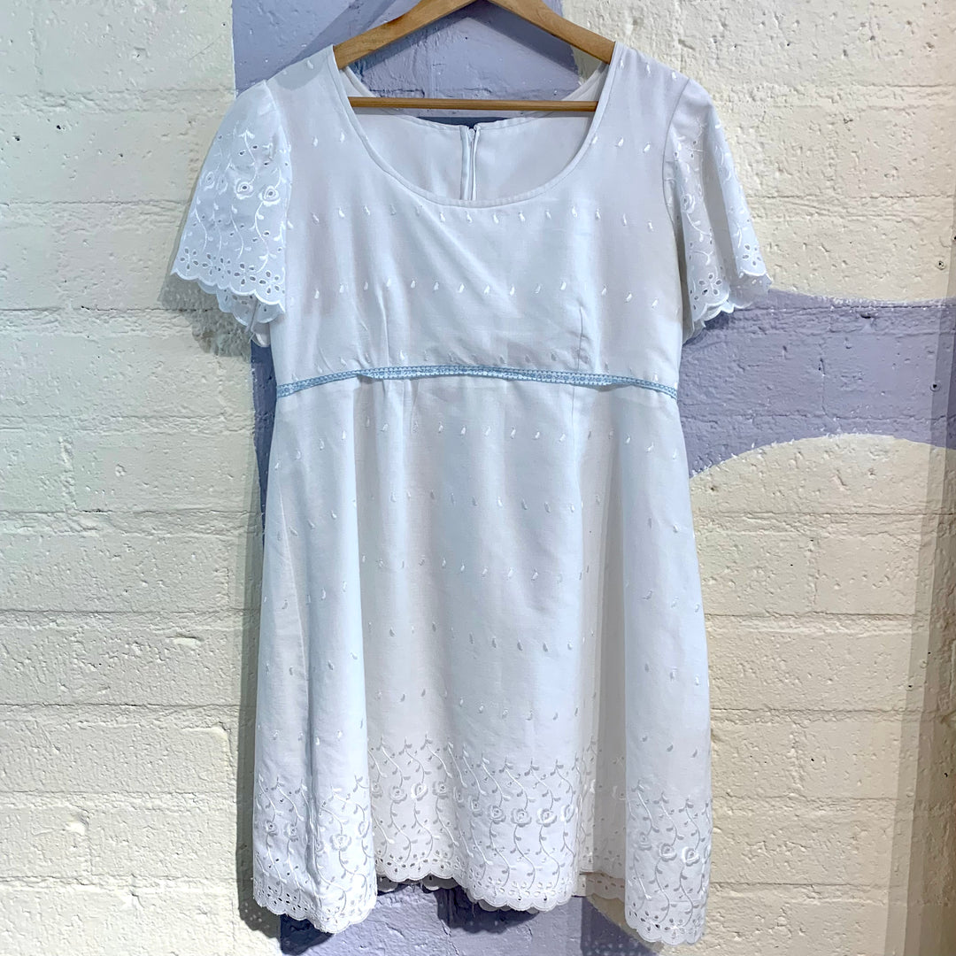 Vintage White Eyelet Sundress