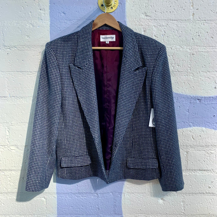 Vintage Houndstooth Blazer