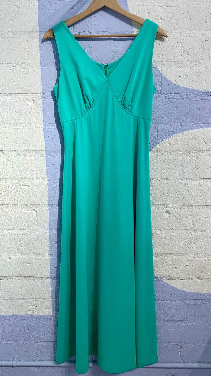 Vintage Mint Green Maxi Dress