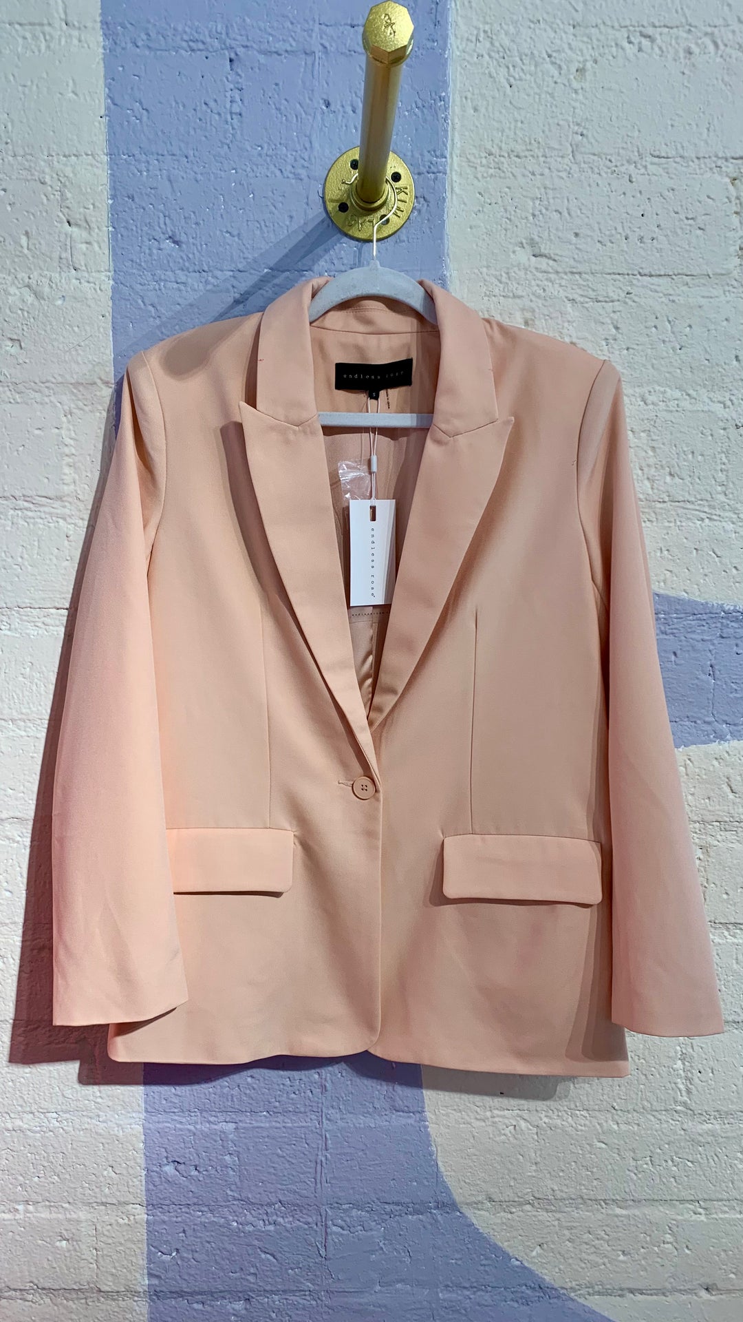 Coral Single Breasted Blazer