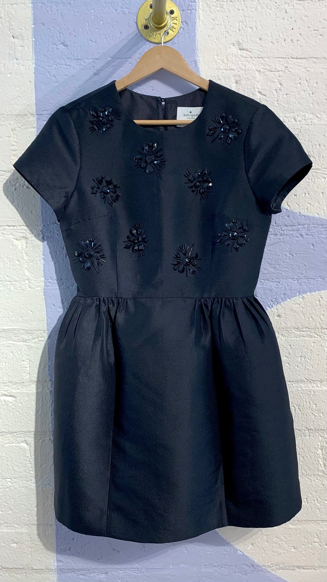 Kate Spade Black Jewel Mini Dress
