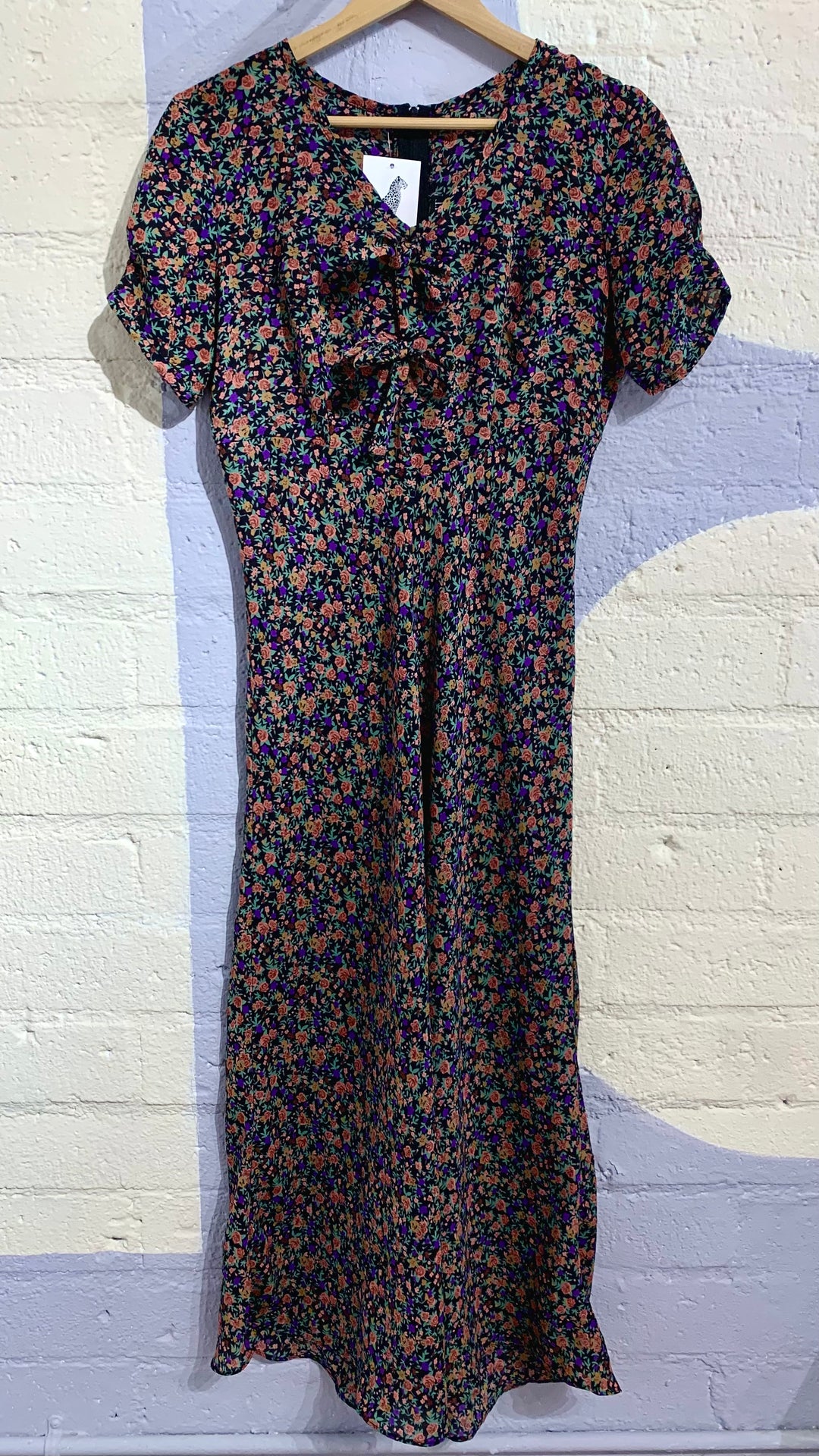 Vintage Floral Maxi Dress