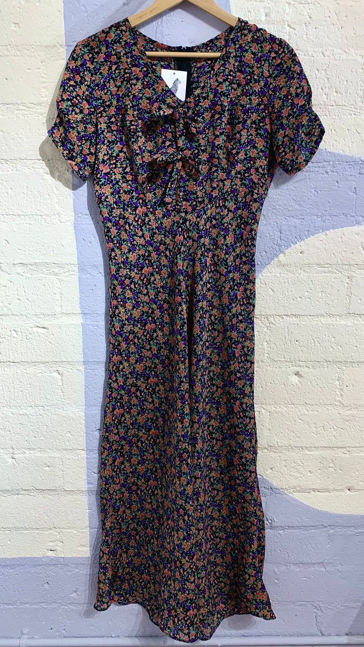 Vintage Floral Maxi Dress