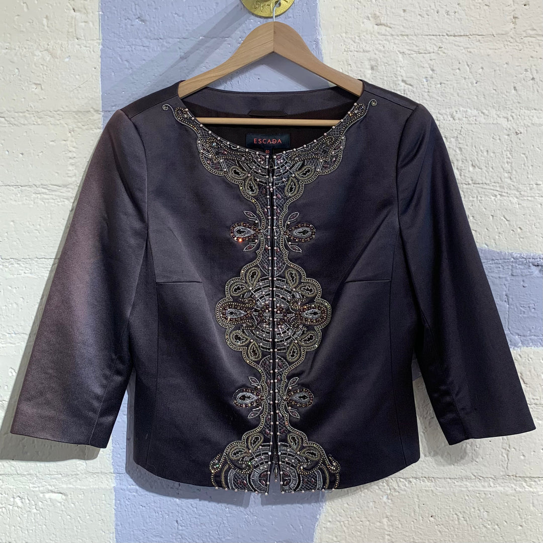 Vintage Escada Beaded Evening Jacket