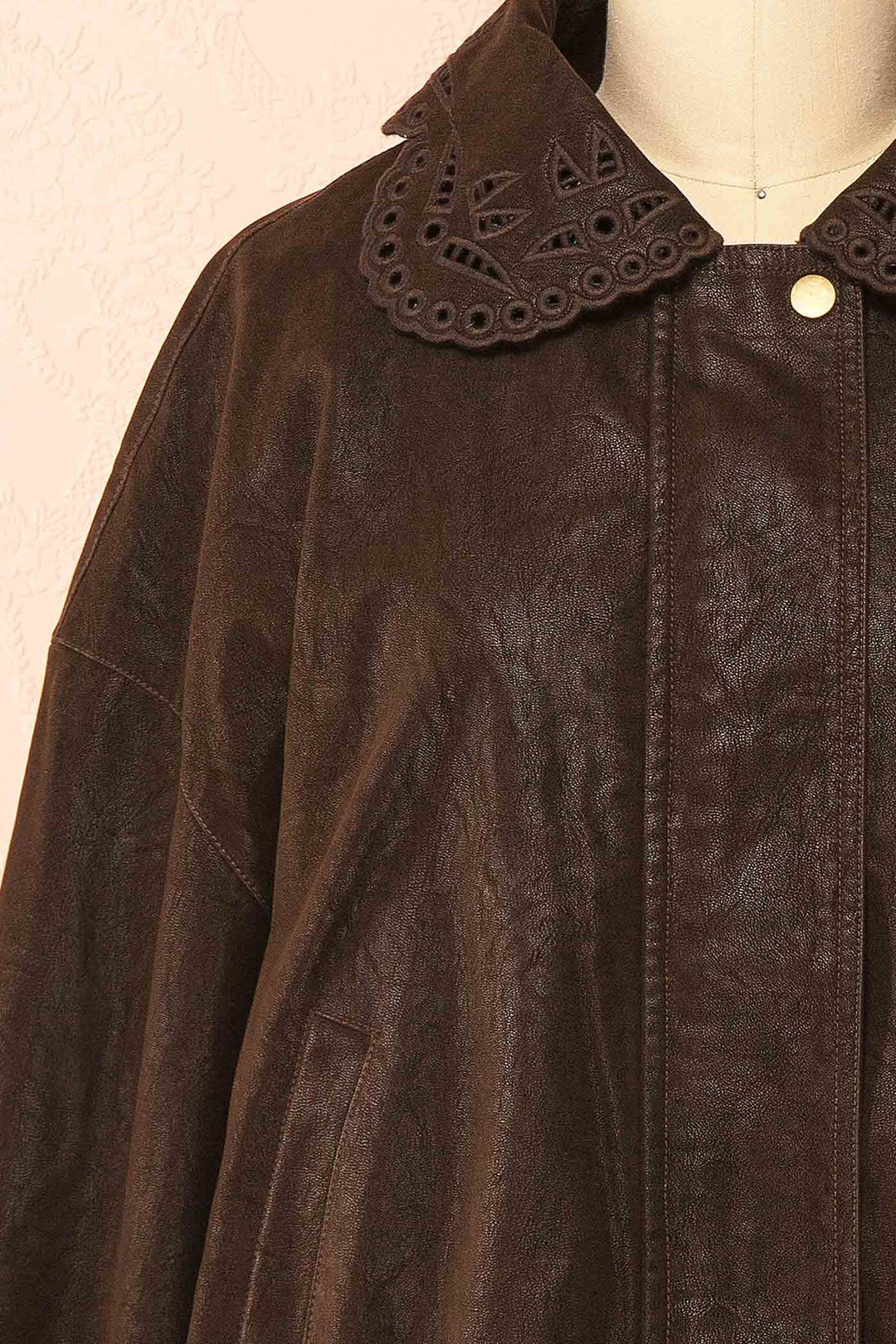Black Brown Bomber Jacket