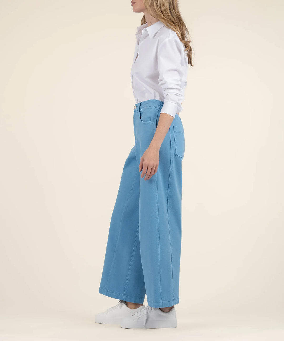 KUT - Ashley High Rise Wide Amalfi Blue
