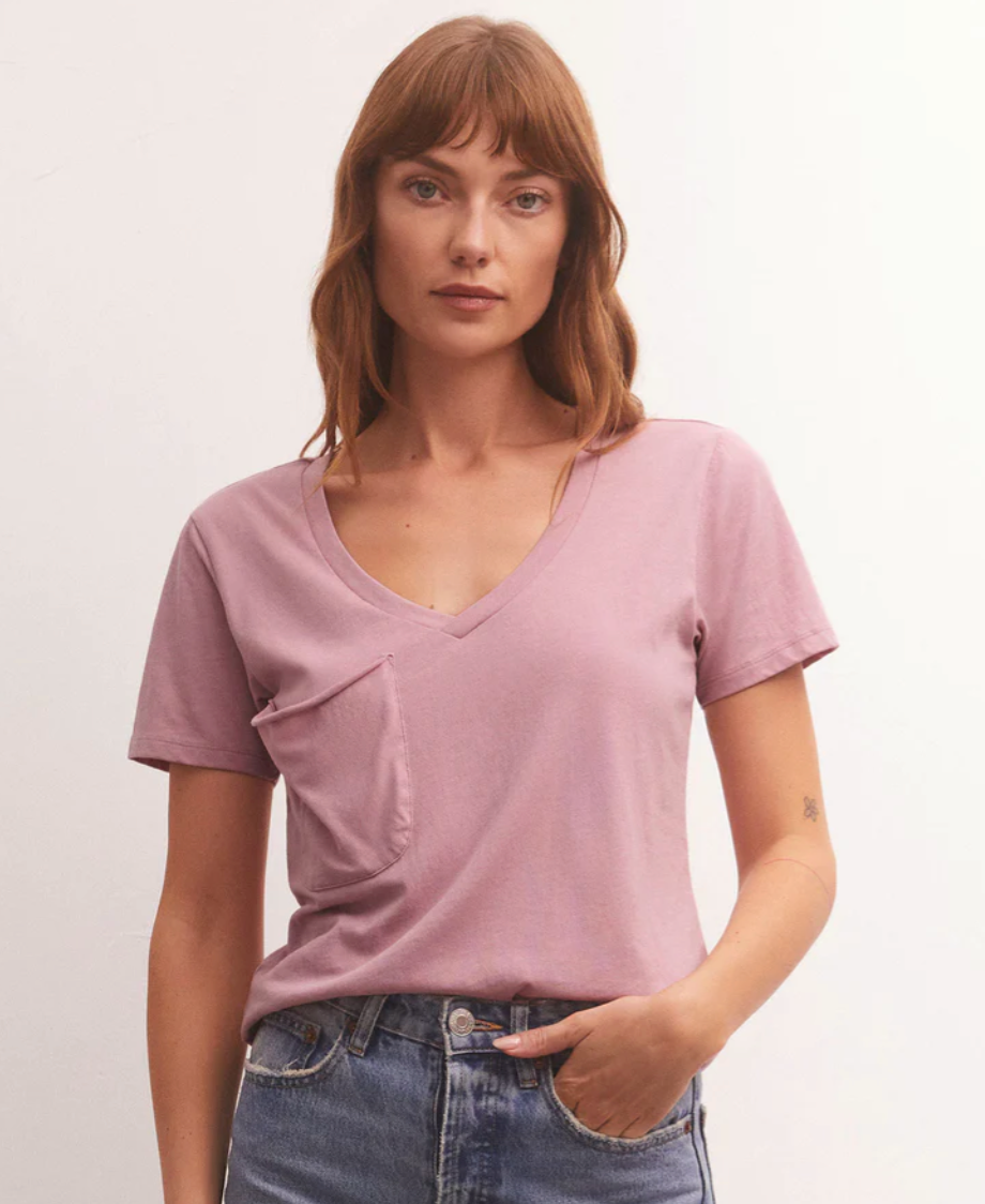 Z Supply The Pocket Tee - Pink