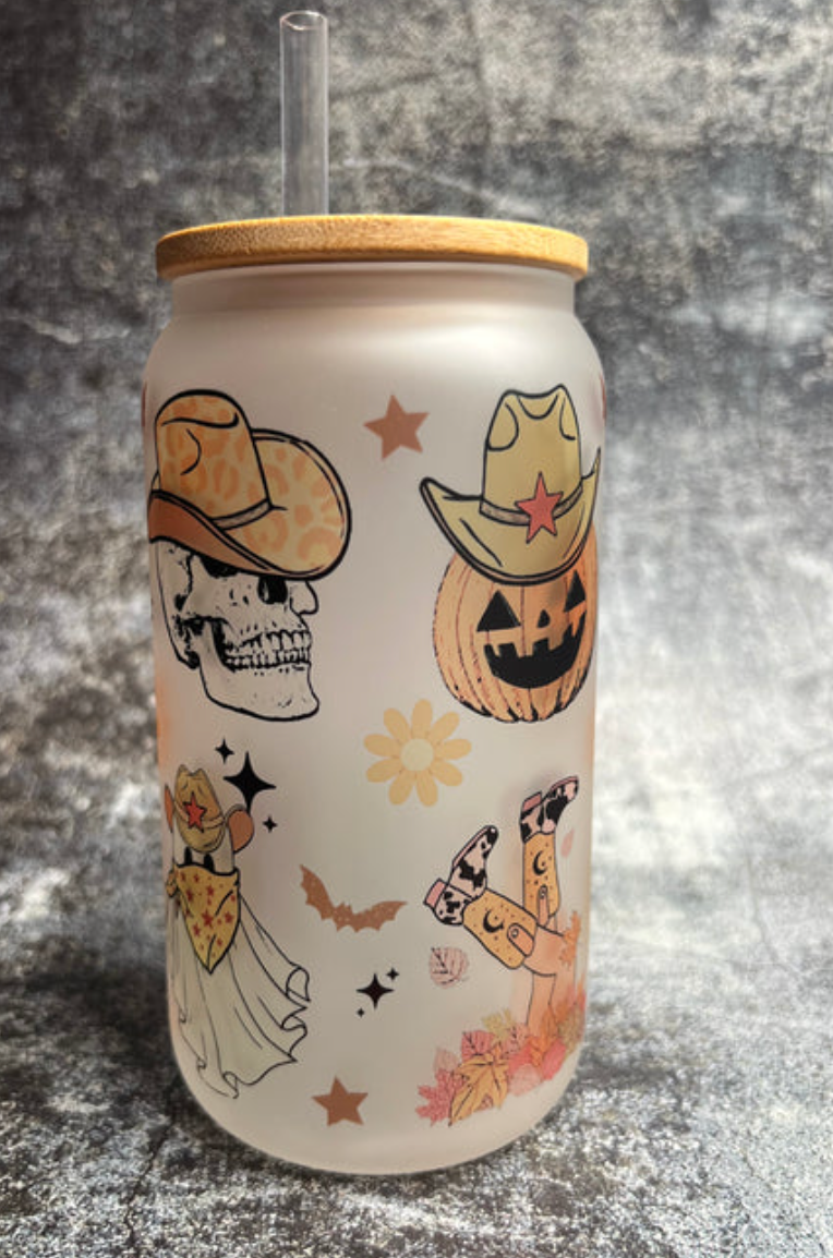 Pour Not Stir Cup -  Western Halloween