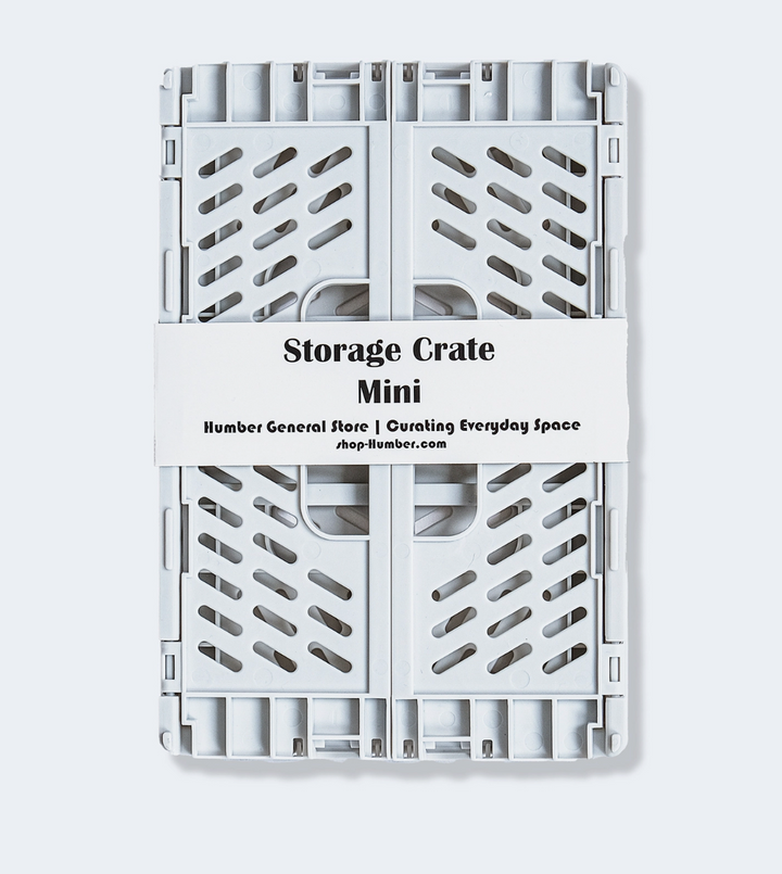 Humber Color Storage Crate - Grey Mini