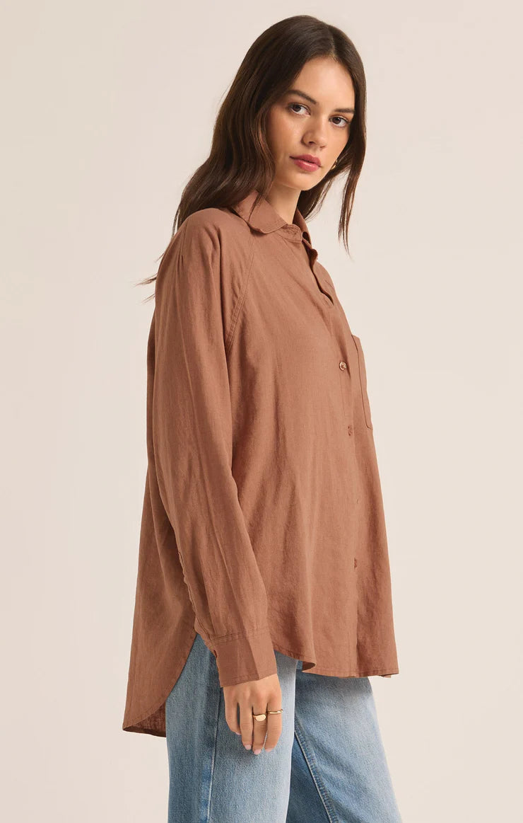 Z Supply Perfect Linen Top