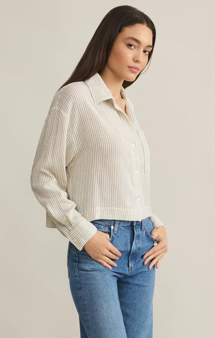 Z Supply Del Mar Striped Shirt