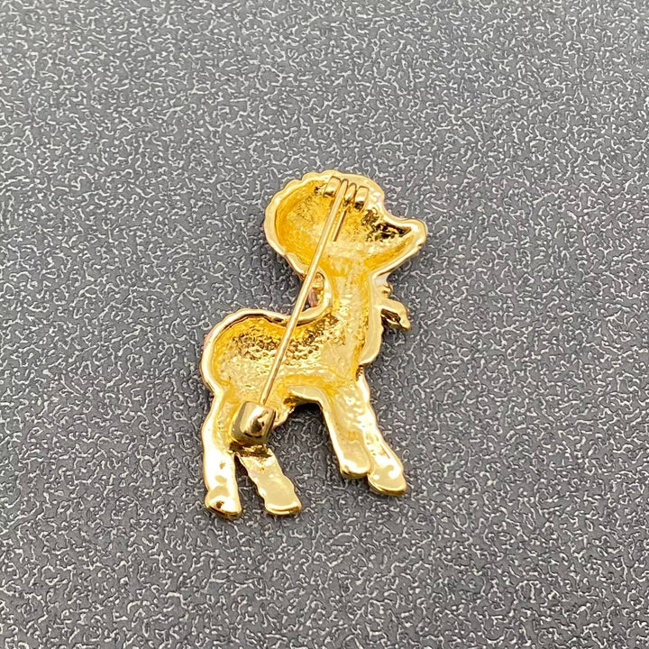 Cute Poodle Brooch