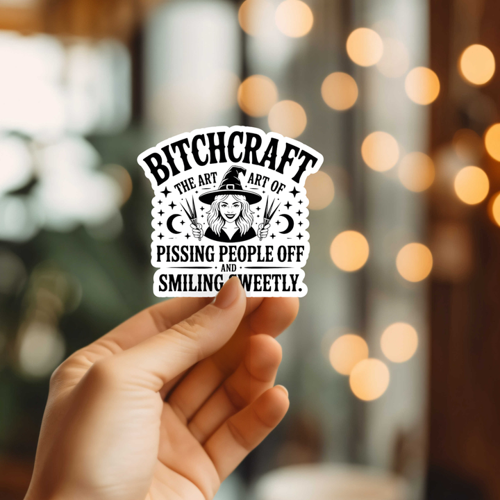 Bitchcraft Witch Sticker