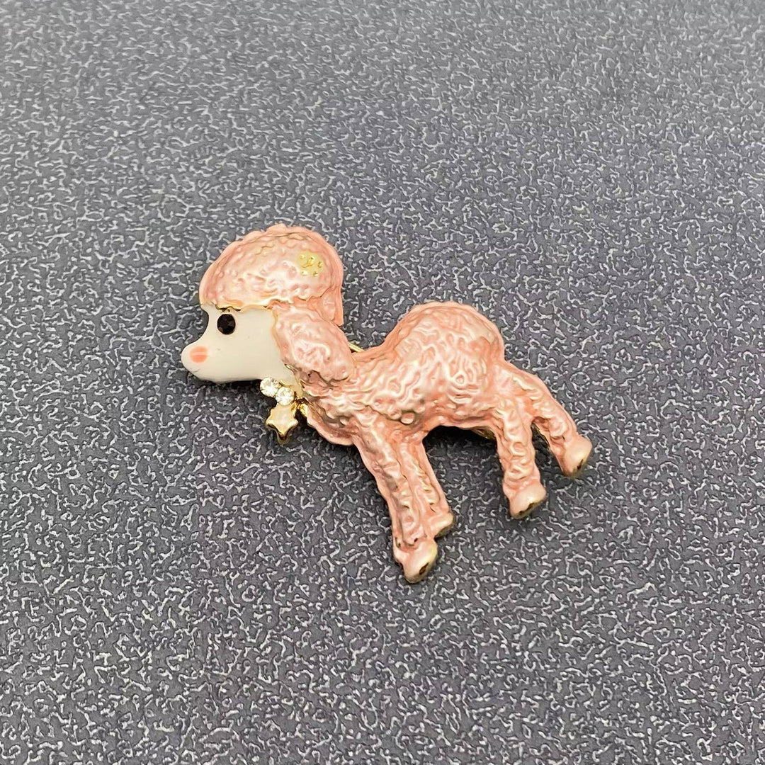 Cute Poodle Brooch