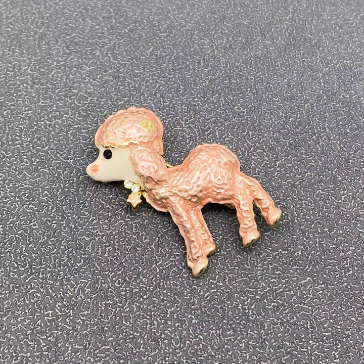 Cute Poodle Brooch
