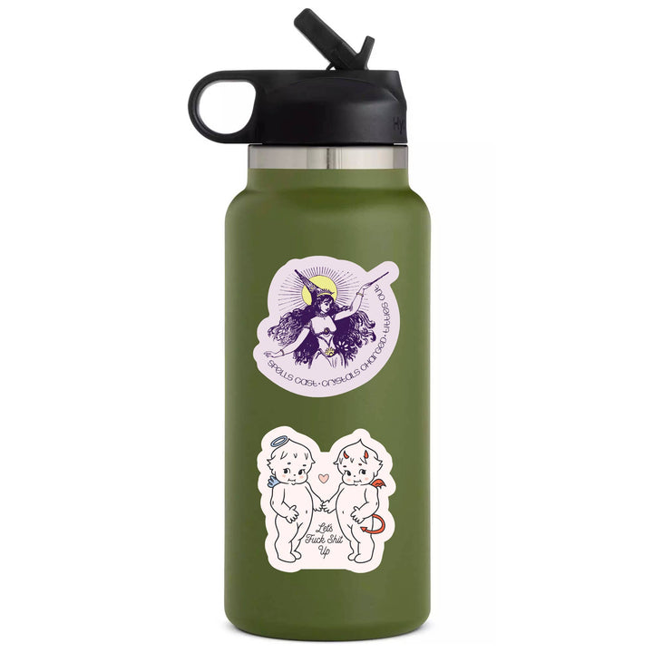 Crystal Plant Witch Sticker