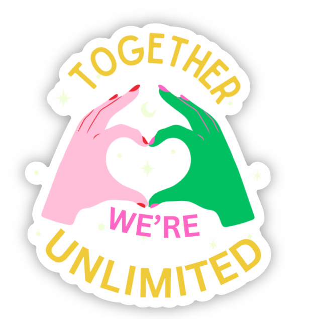 Together We're Limited Sticker (Wicked Movie)