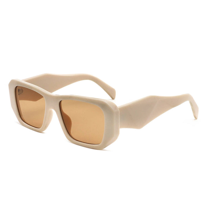 Oversized Angular Rectangle Sunglasses