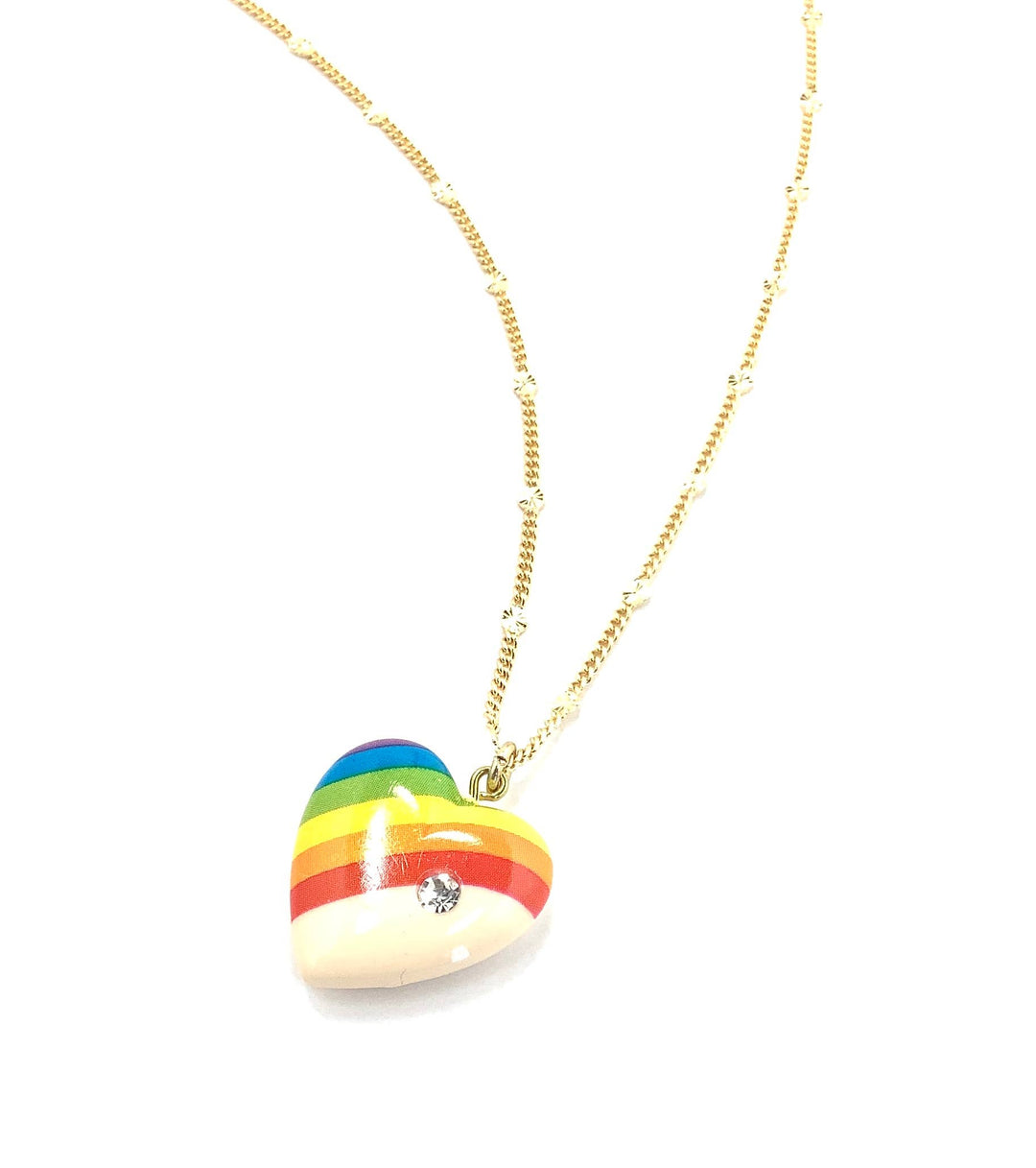 Rainbow Heart Necklace
