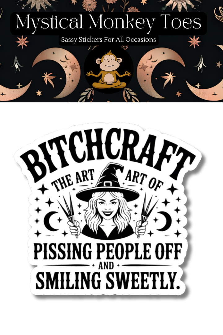 Bitchcraft Witch Sticker