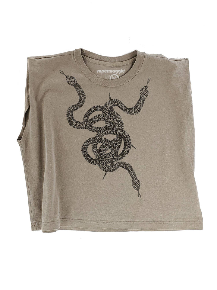Tangle Snakes Maisie Heavyweight Muscle Tee