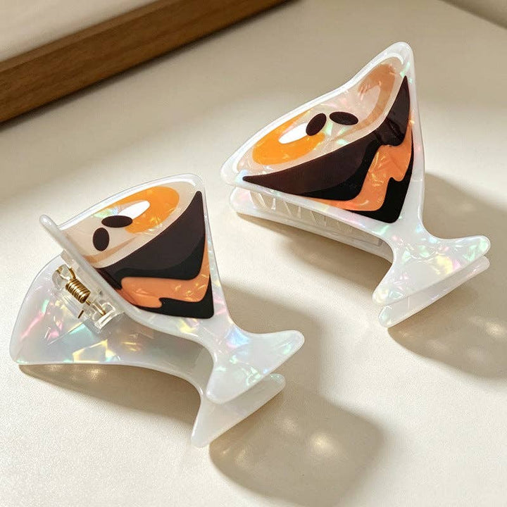Espresso Martini Cocktail Hair Claw Clip