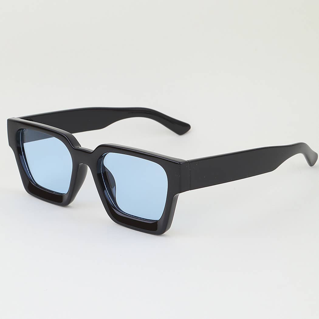 Retro Block Tinted Sunglasses