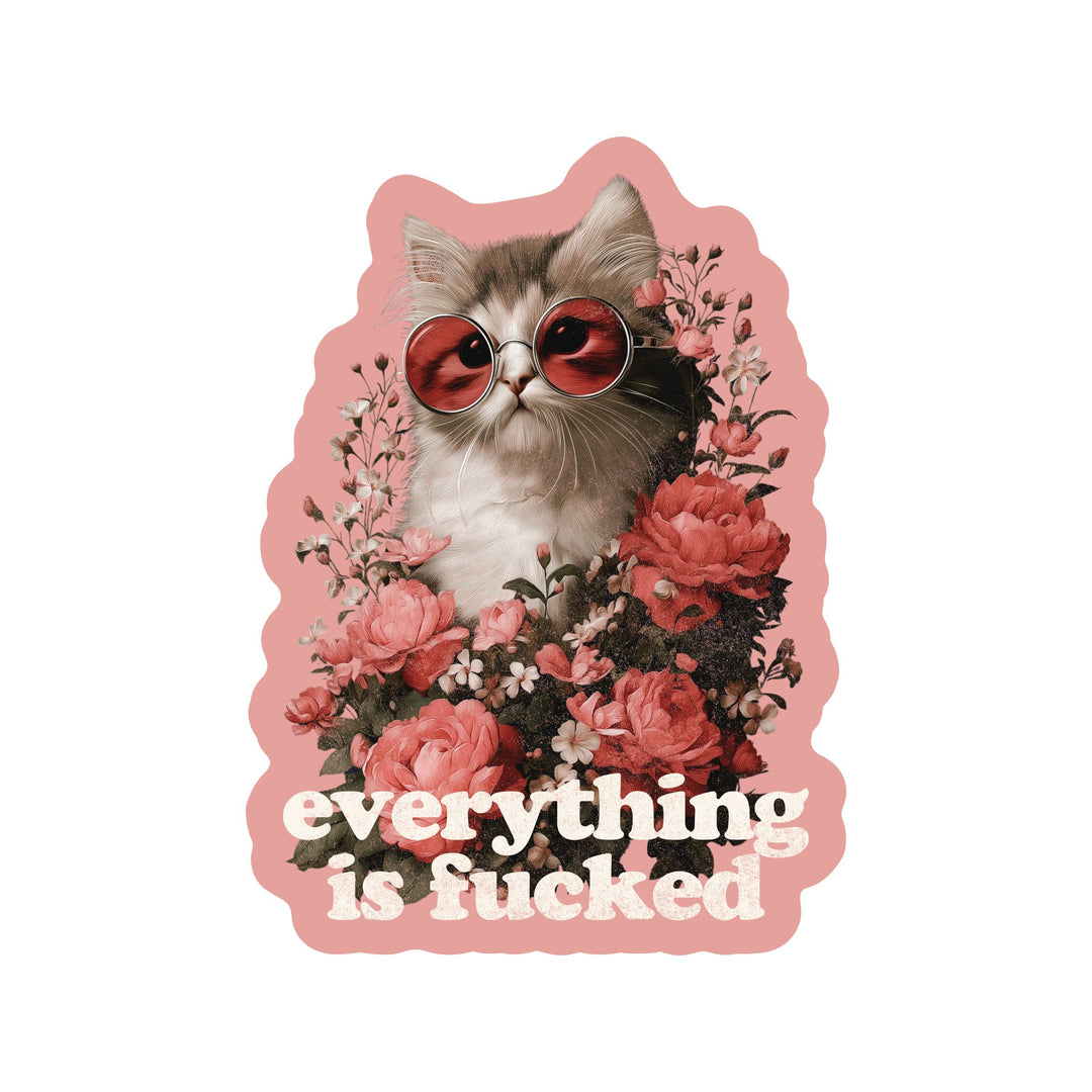 Swear Kitty Sticker